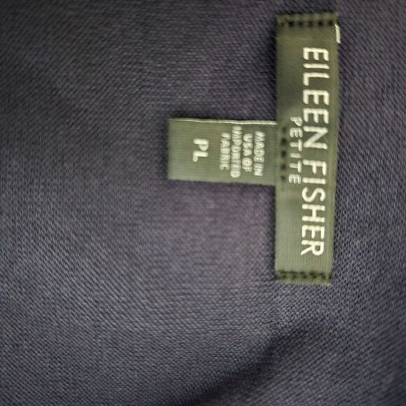 Eileen Fisher Stretch 3 Button Knit Jacket in Blue  Womens Size PL - Picture 7 of 7